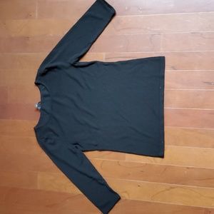 Express Three-Quarter Sleeve Sweater in Black